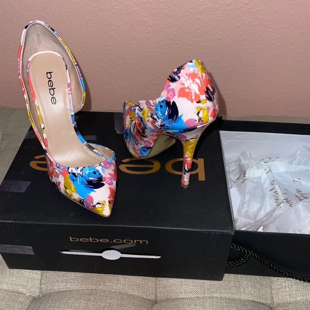 Brand: Bebe Category: high heels 👠  Size: 6 Color: Multicolor